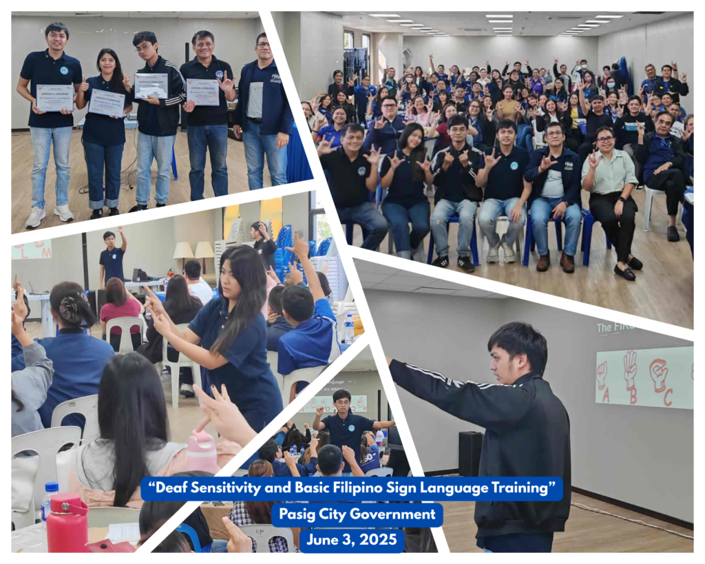 Deaf Sensitivity and Basic Sign Language Training Home