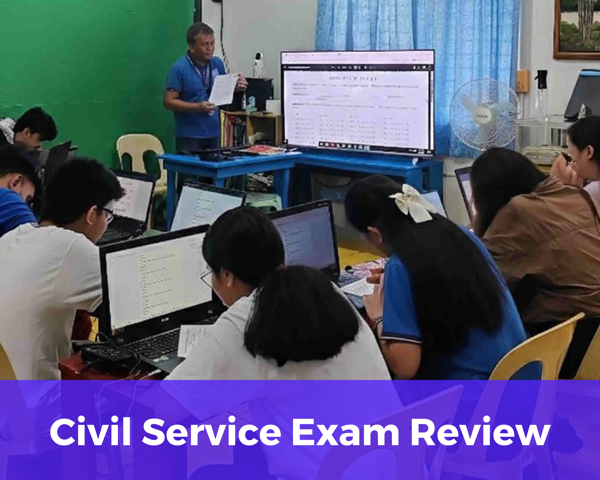 Civil Service Exam Review Poster